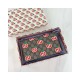 Gucci GG Apple Print Chain Card Case Wallet 634275