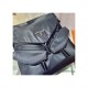 Prada Signaux Nylon and Leather Hobo Bag 1BC160