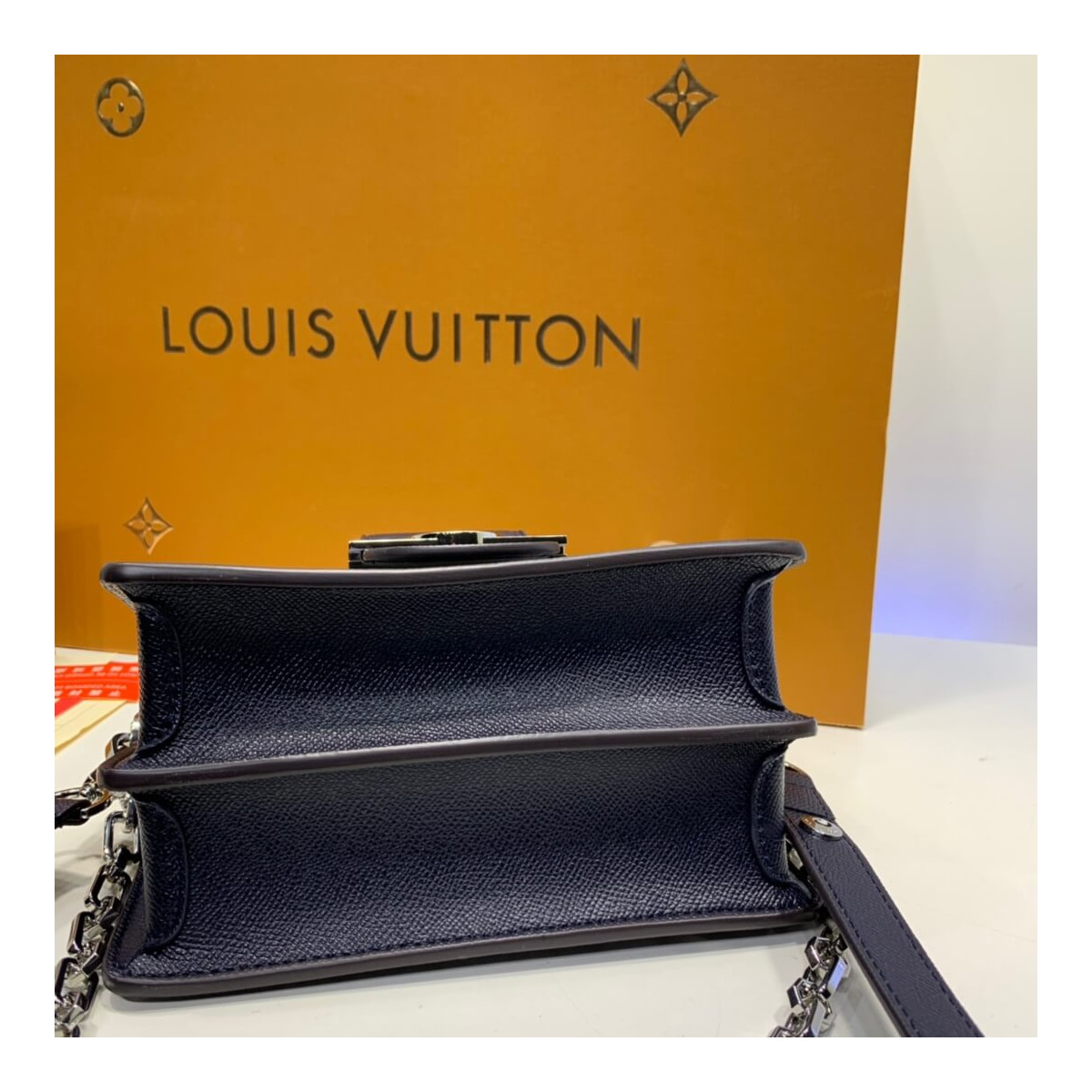 Louis Vuitton Printed Calf Leather Mini Dauphine M55454