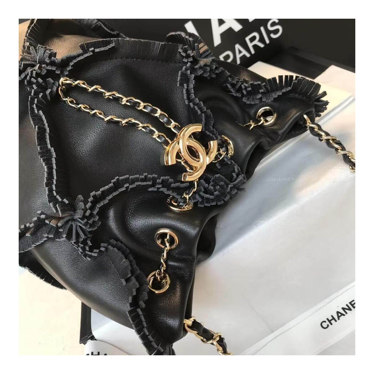 Chanel Drawstring Bag AS1503