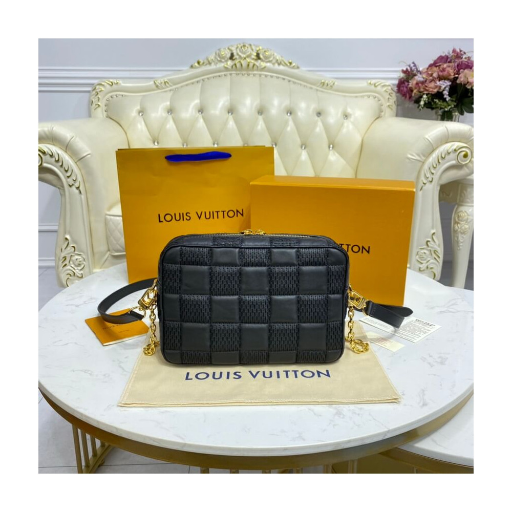 Louis Vuitton Damier Quilt Lambskin Troca MM M59111 M59114