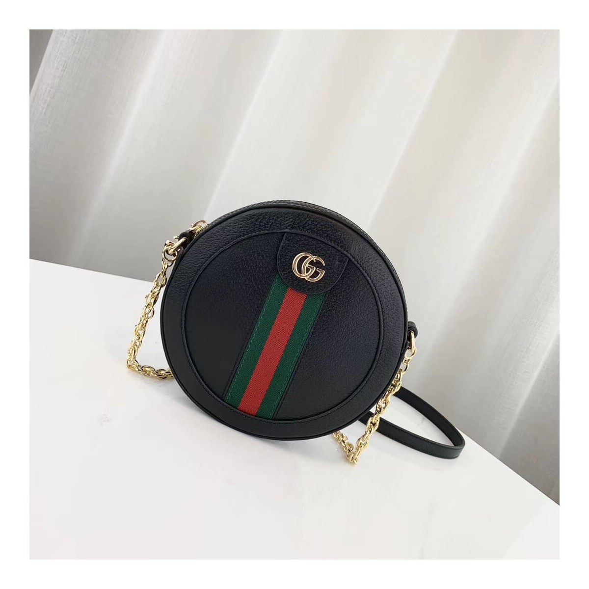 Gucci Ophidia Mini Round Shoulder Bag 550618