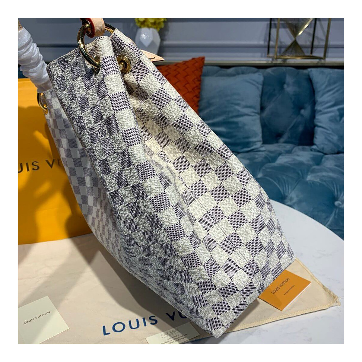 Louis Vuitton Damier Azur Canvas Graceful MM N42233