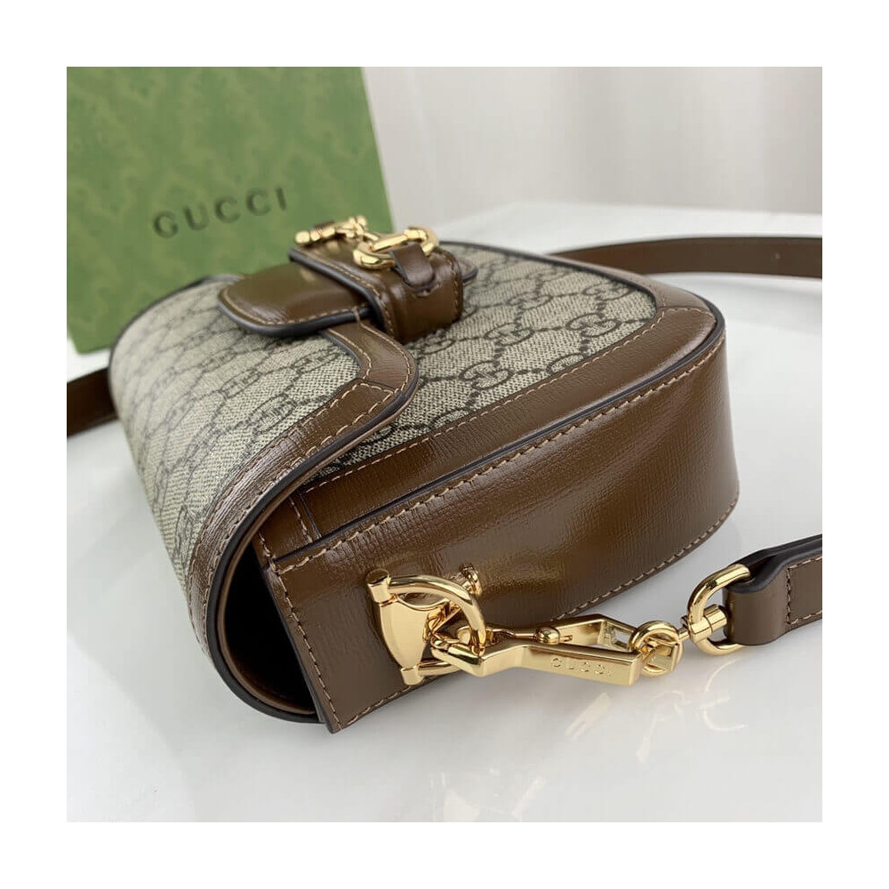 Gucci Horsebit 1955 Mini Bag in GG Supreme 658574