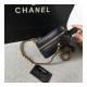 Chanel Quilted Caviar Small Vanity Case A93342