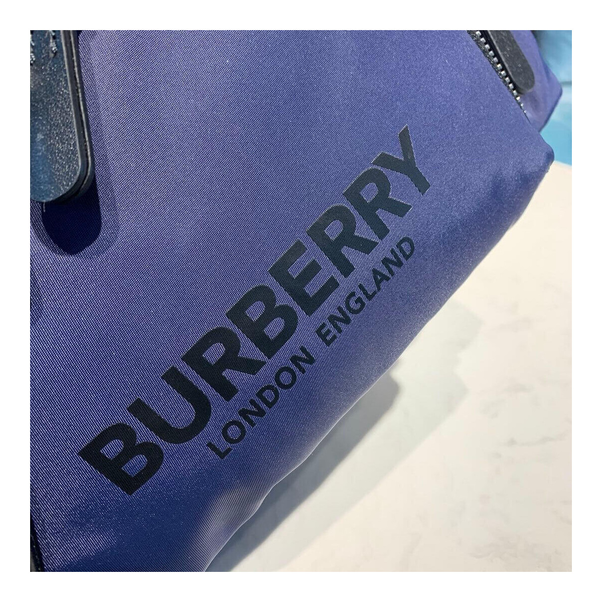 Burberry The Medium Rucksack in Logo Print Nylon 80116191