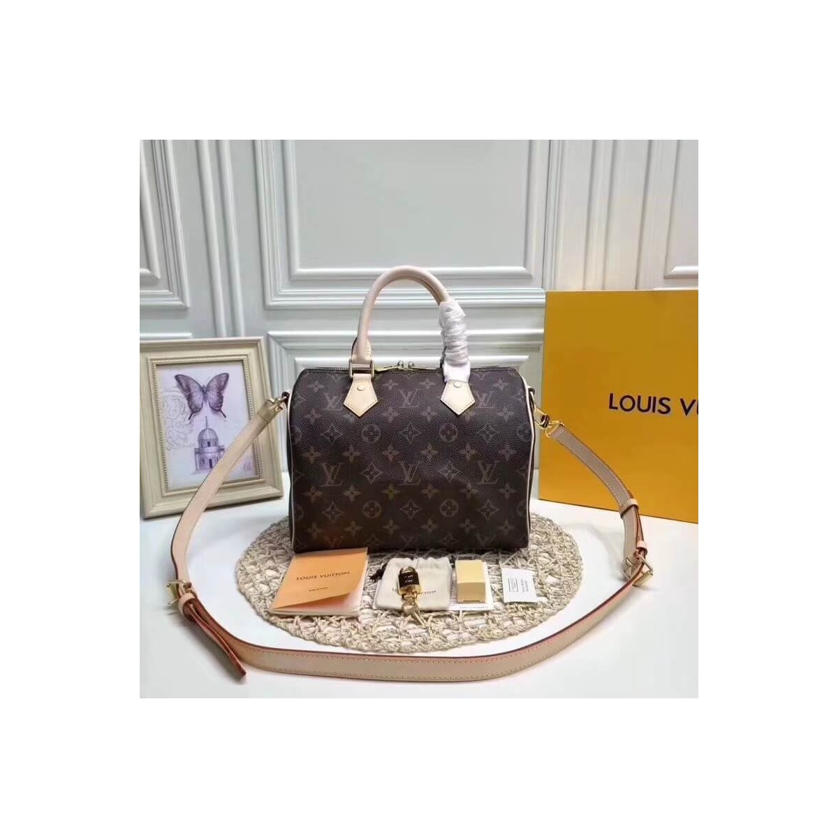 Louis Vuitton Monogram Canvas Speedy Bandouliere 25 M41113