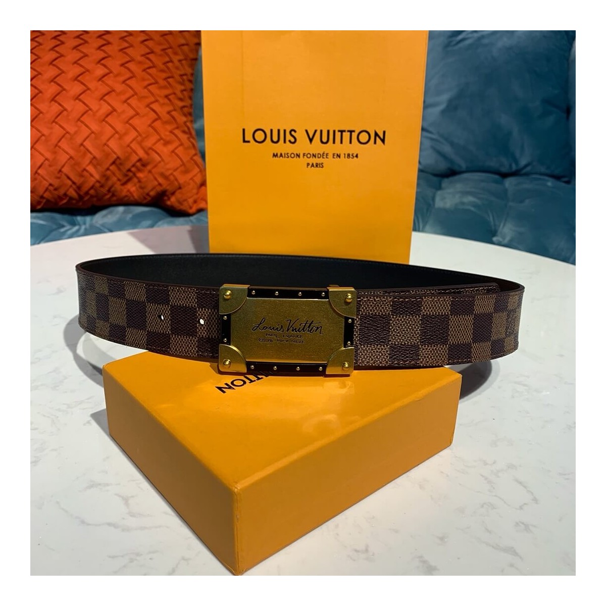 Louis Vuitton Neo Trunk 40mm Reversible Belt M0185U