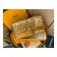 Fendi Baguette Golden Leather Bag 8BR60