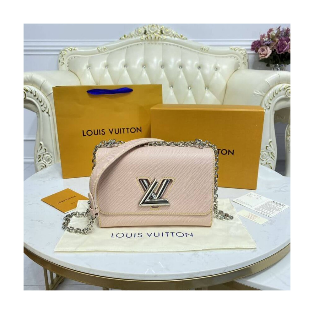 Louis Vuitton Epi Leather Twist MM M50282 Rose Ballerine