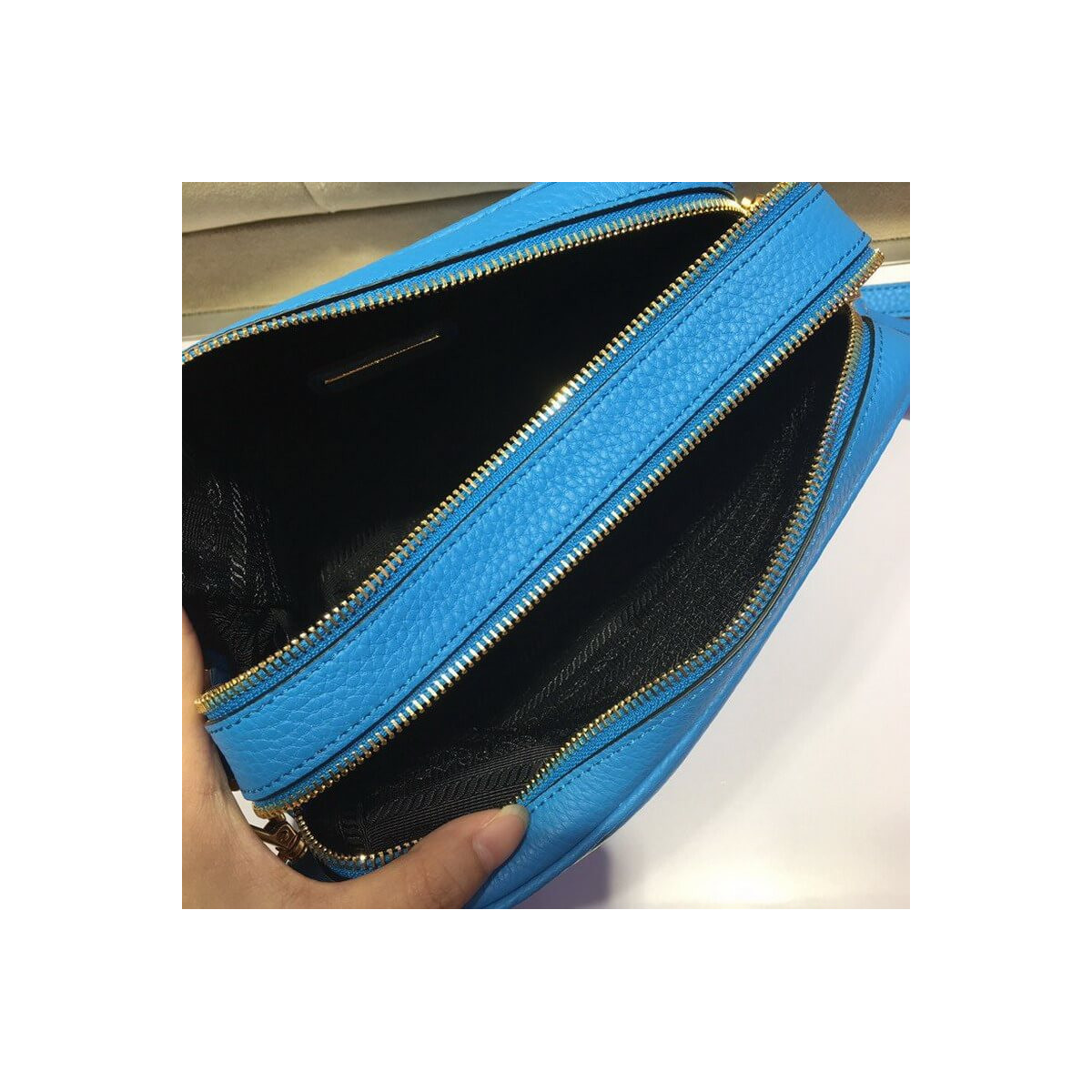 Prada Leather Shoulder Bag 1BH082