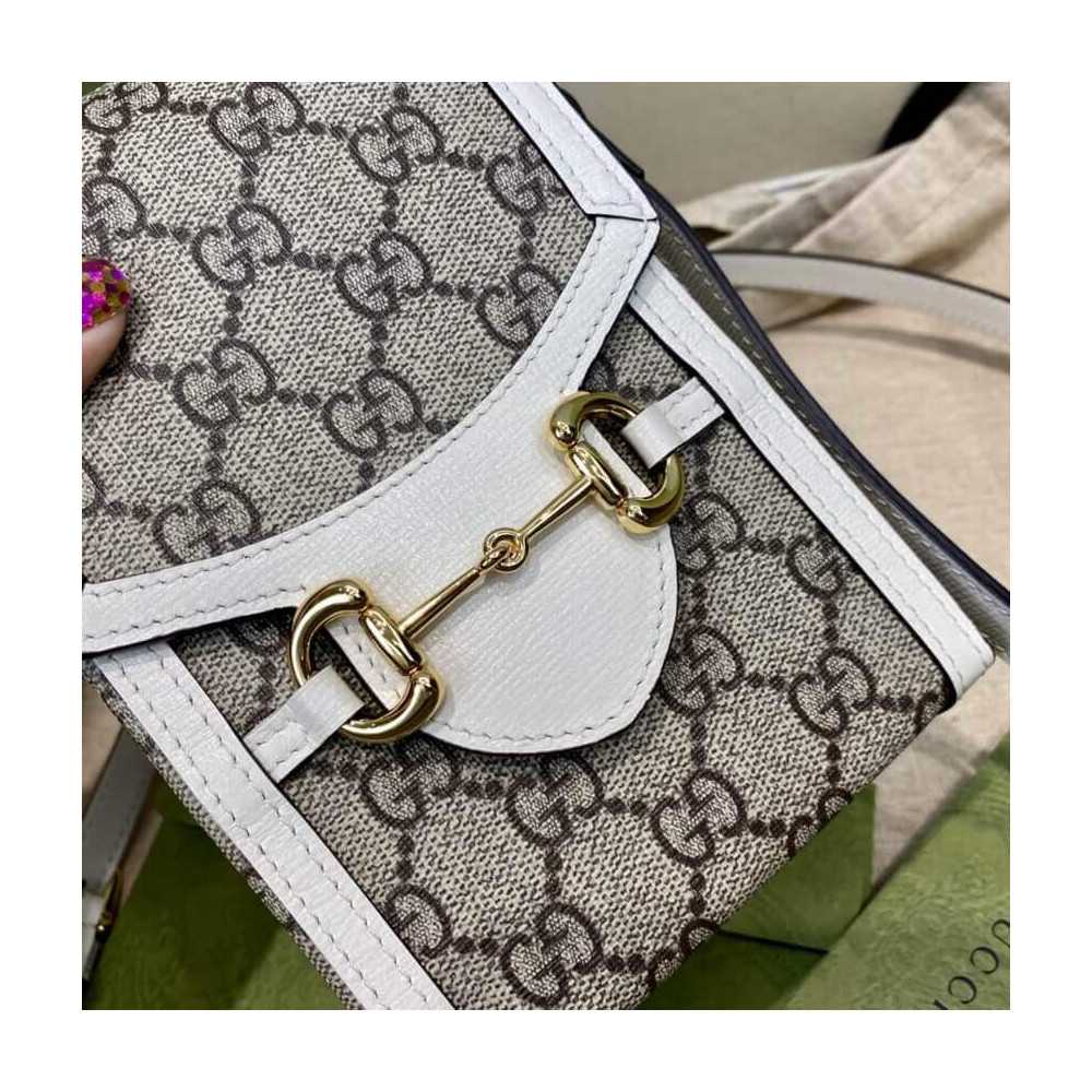 Gucci GG Supreme Horsebit 1955 Mini Bag 625615