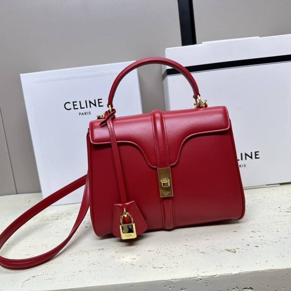 Celine Small 16 Bag In Satinated Calfskin 188003