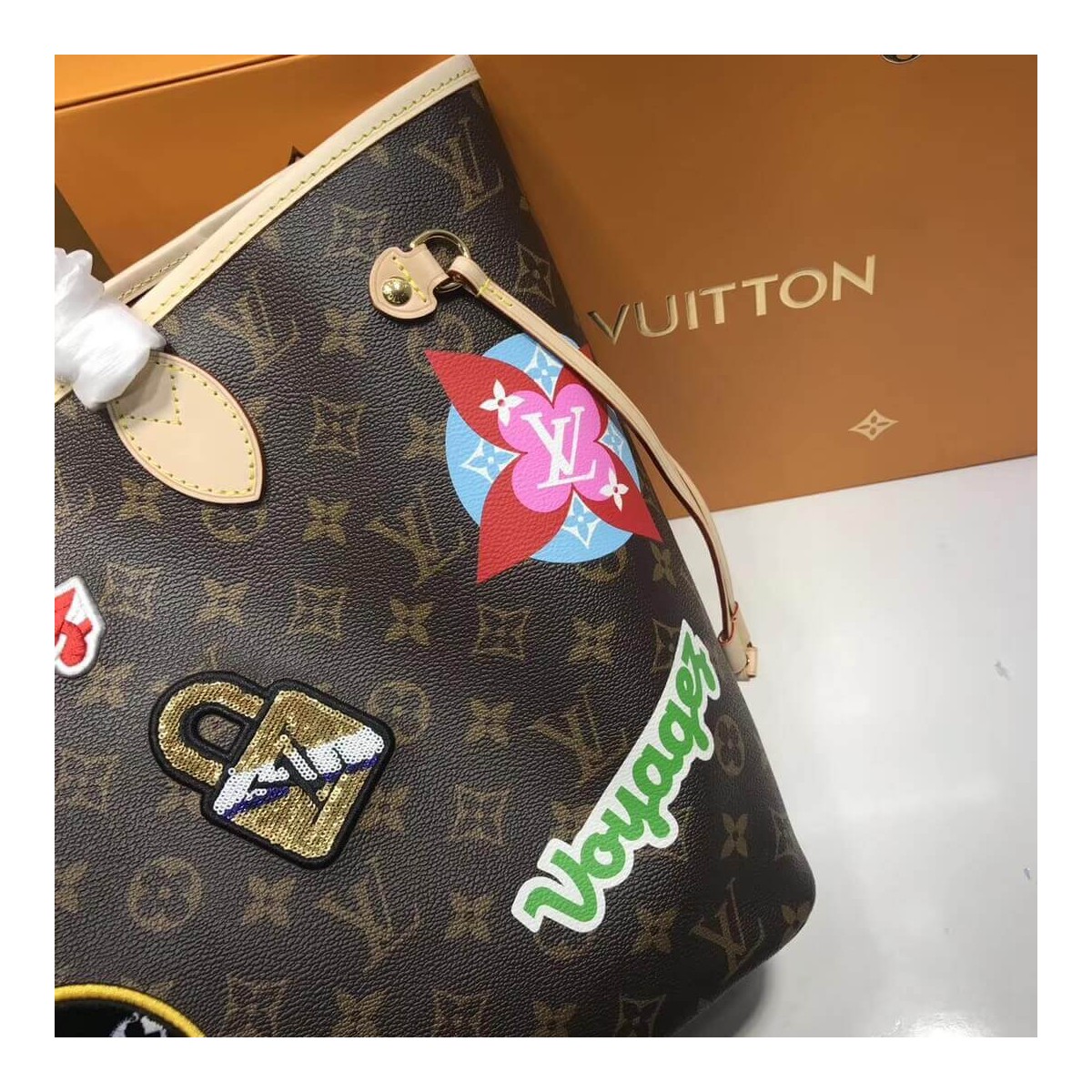 Louis Vuitton Monogram Canvas Neverfull MM M43988