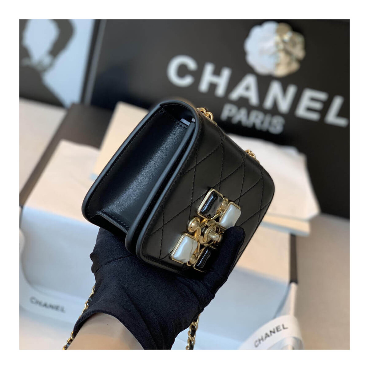 Chanel Mini Flap Evening Bag B01962