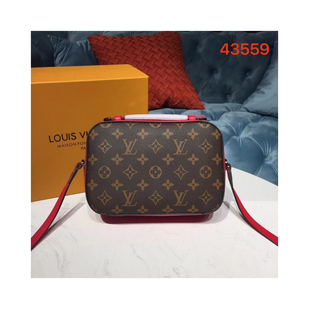 Louis Vuitton Monogram Canvas Saintonge M43559