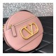 Valentino &#039;VLOGO&#039; Leather Round Crossbody Bag A0088