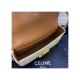 Celine Triomphe Shoulder Bag In Triomphe Canvas and Calfskin 194142