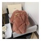 Chanel Shearling Lambskin Flap Bag AS2240