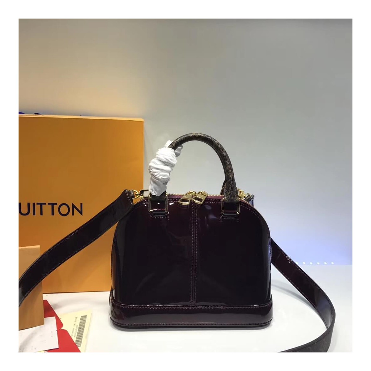 Louis Vuitton Patent Leather Alma BB M54785