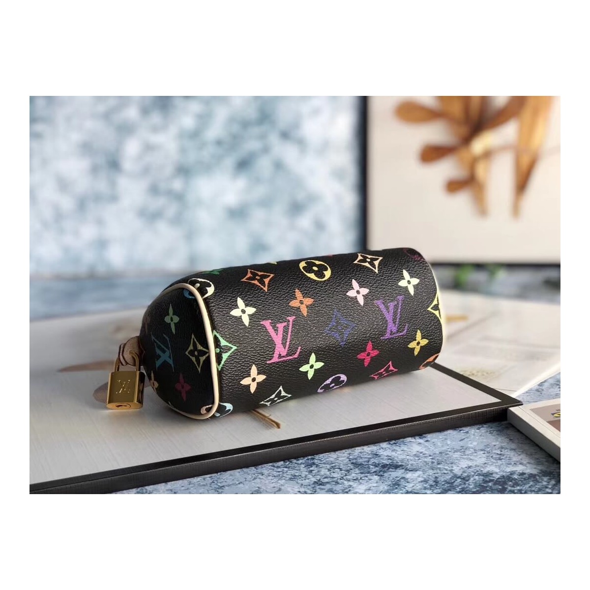 Louis Vuitton Monogram Multicolor Mano Speedy M92644 M92645