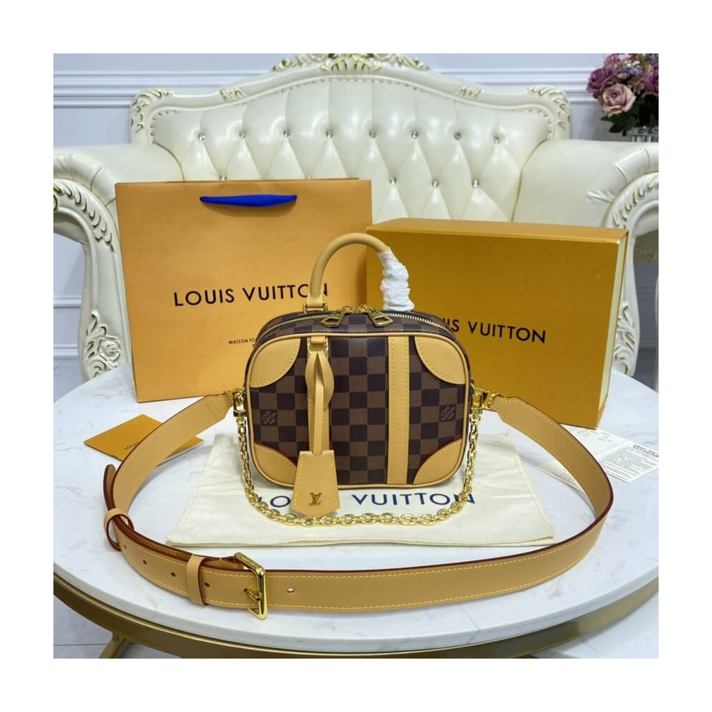 Louis Vuitton Damier Azur Valisette Souple BB N50065