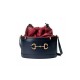 Gucci 1955 Horsebit Bucket Bag 602118 Blue/Red