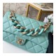 Chanel Flap Bag With Large Bi-Color Chain AS1354