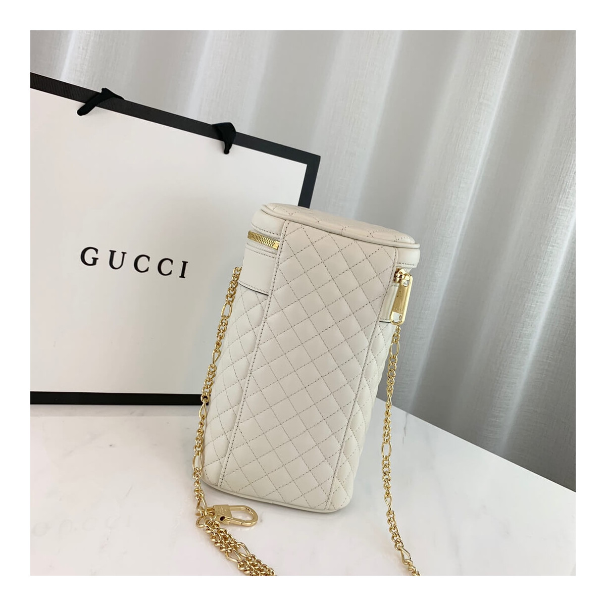 Gucci Quilted Leather Belt Bag 572298