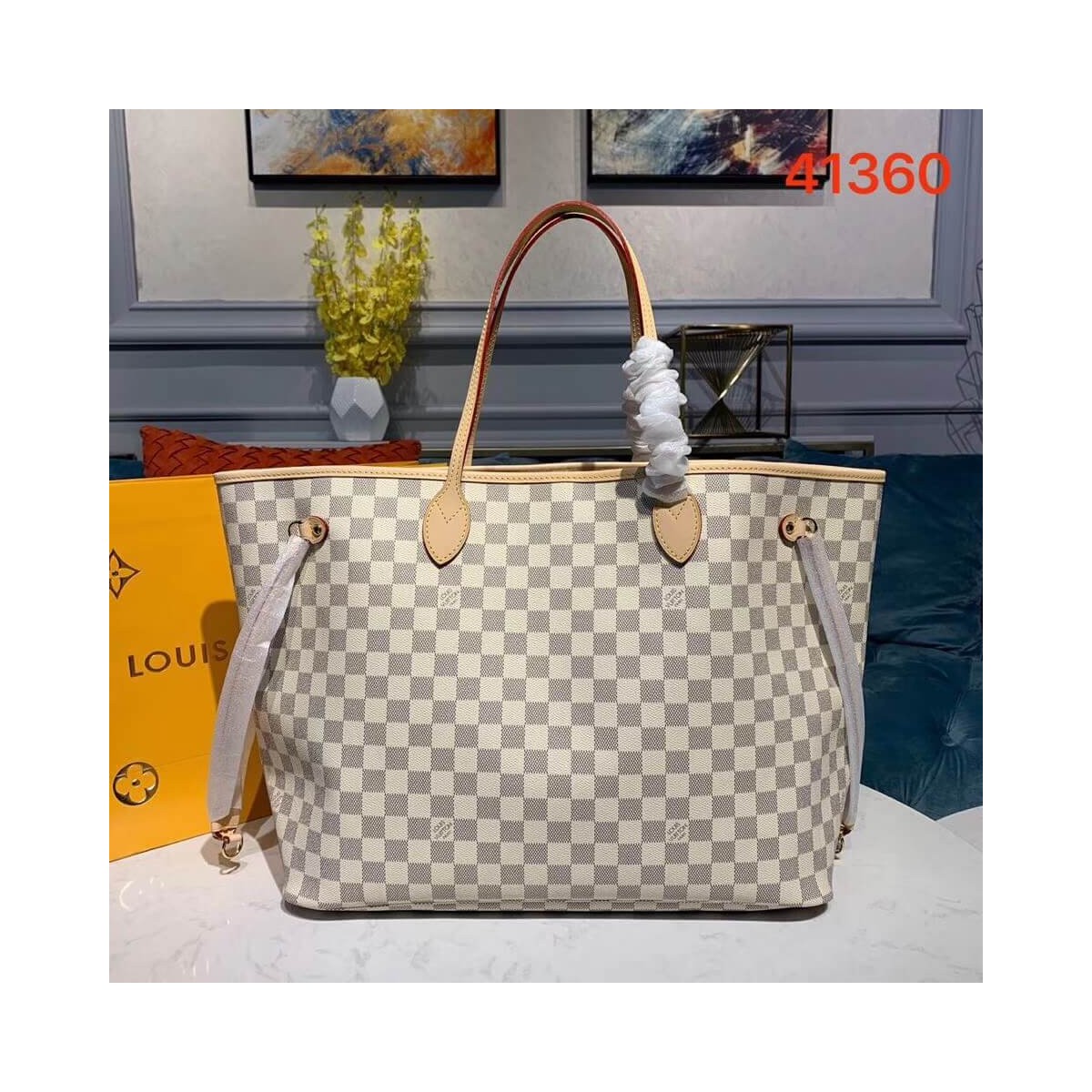 Louis Vuitton Damier Azur Canvas Neverfull GM N41360