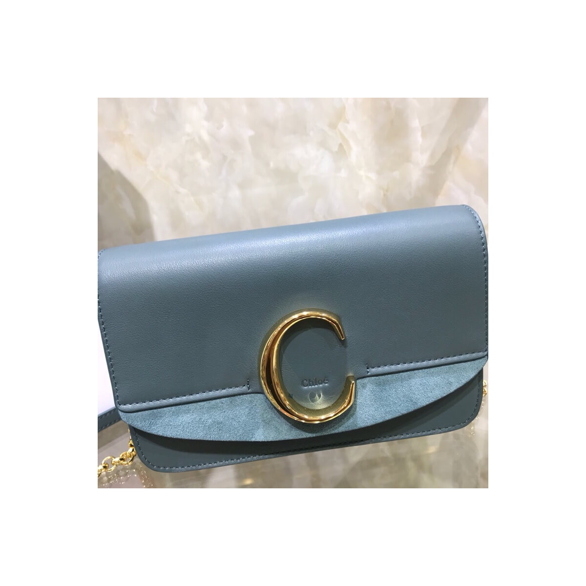 Chloe C Clutch With Chain S1159