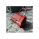 Balenciaga Hourglass S Shiny Box Calfskin Tote