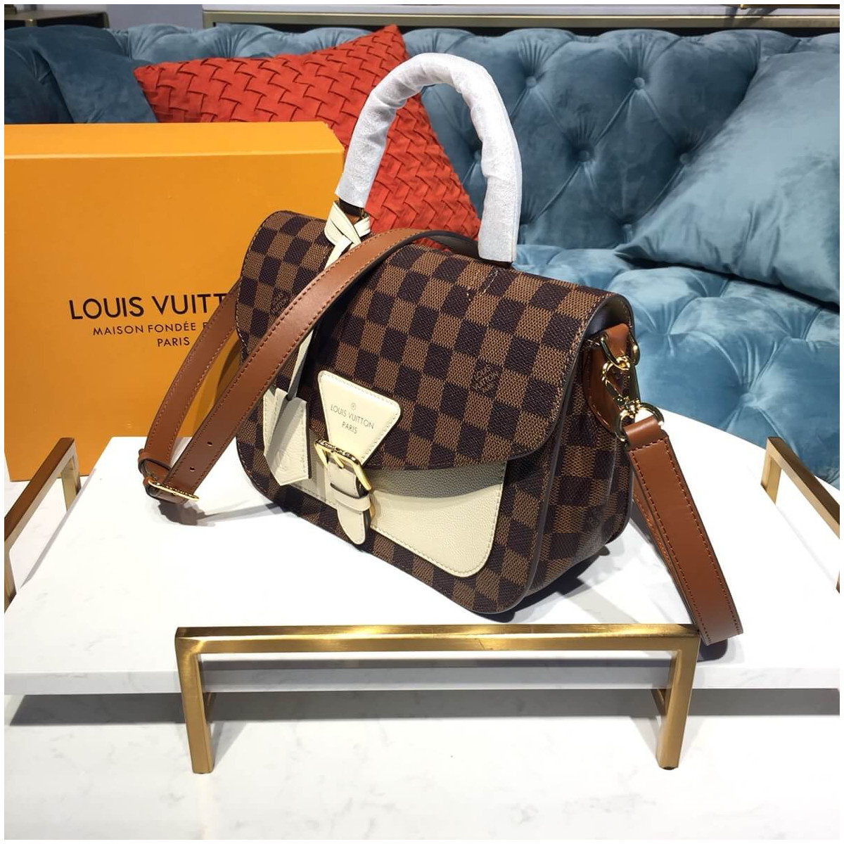 Louis Vuitton Damier Ebene Beaumarchais N40146 N40147 N40148