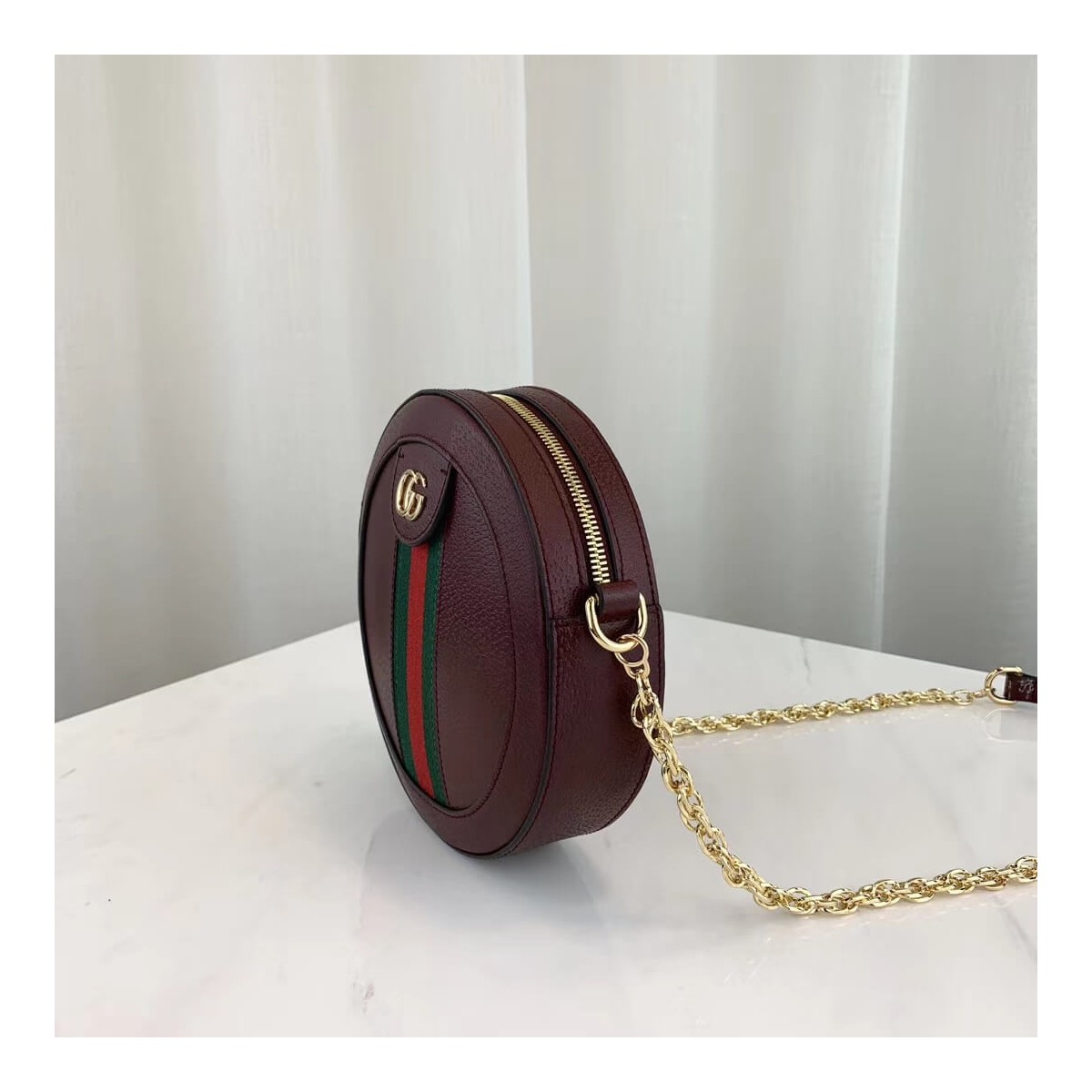 Gucci Ophidia Mini Round Shoulder Bag 550618