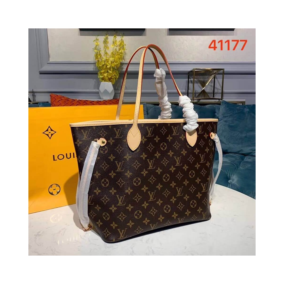 Louis Vuitton Monogram Canvas Neverfull MM M41177