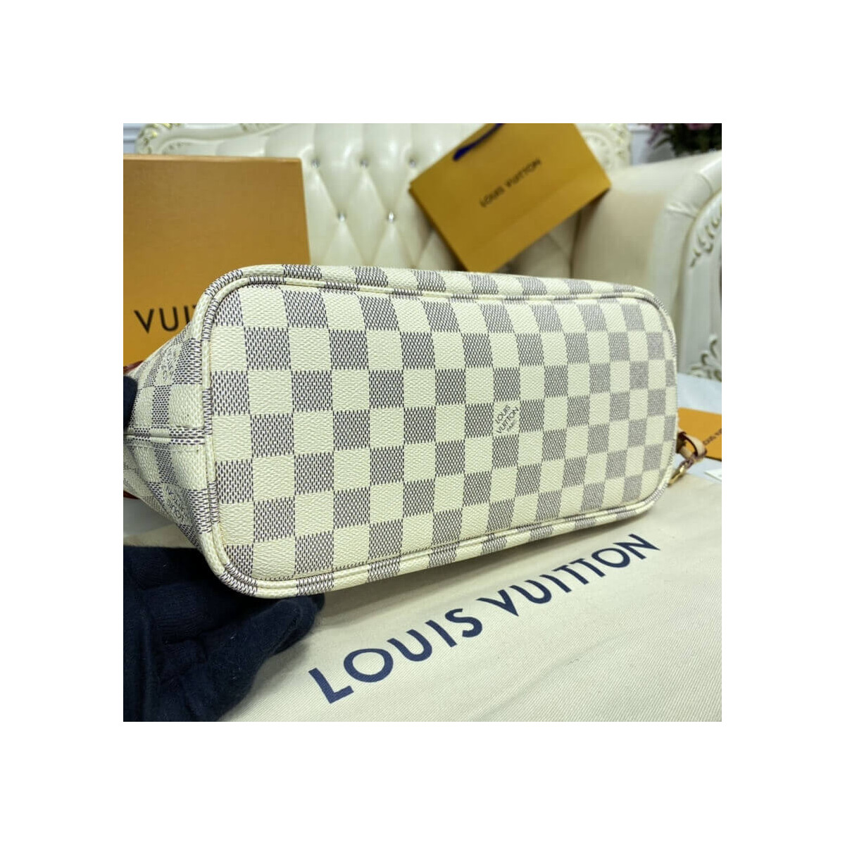 Louis Vuitton Damier Azur Neverfull PM N41362