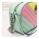 Gucci GG Marmont Small Shoulder Bag In Pastel And Rainbow 447632