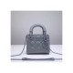 Dior Mini Lady Dior Bag in Ultramatte Cannage Calfskin M0505