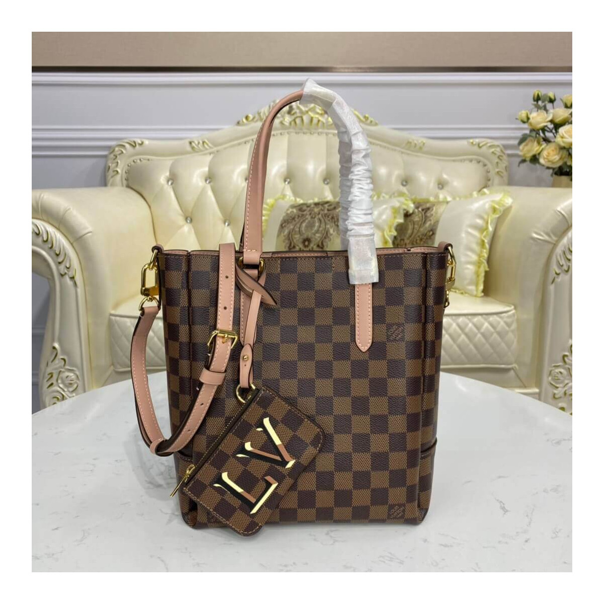 Louis Vuitton Damier Belmont PM N60297 N60348