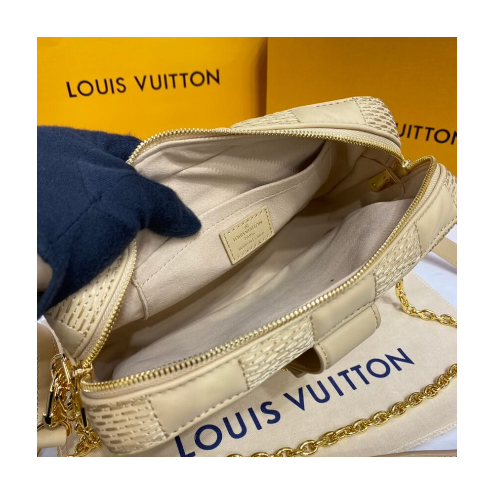 Louis Vuitton Damier Quilt Lambskin Troca MM M59111 M59114