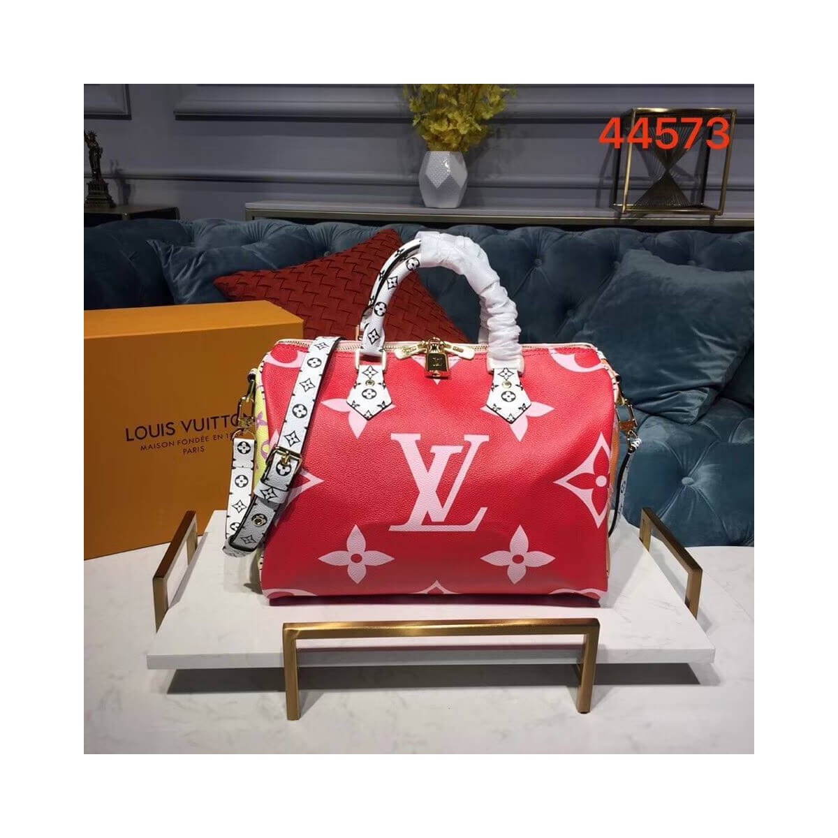 Louis Vuitton Monogram Speedy Bandouliere 30 M44572 M44573