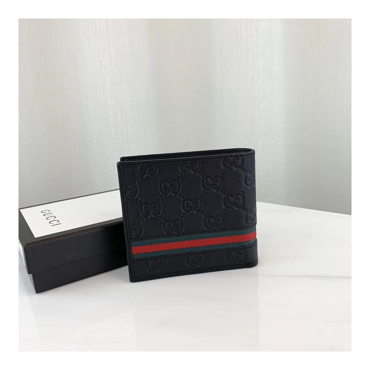 Guccissima Web Bi-fold Wallet 138042