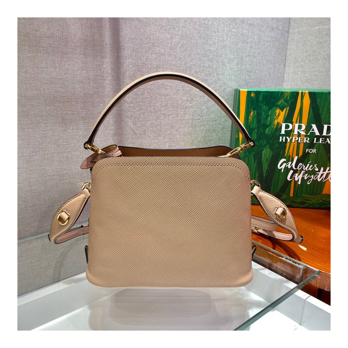 Prada Matinée Micro Saffiano Leather Bag 1BA286