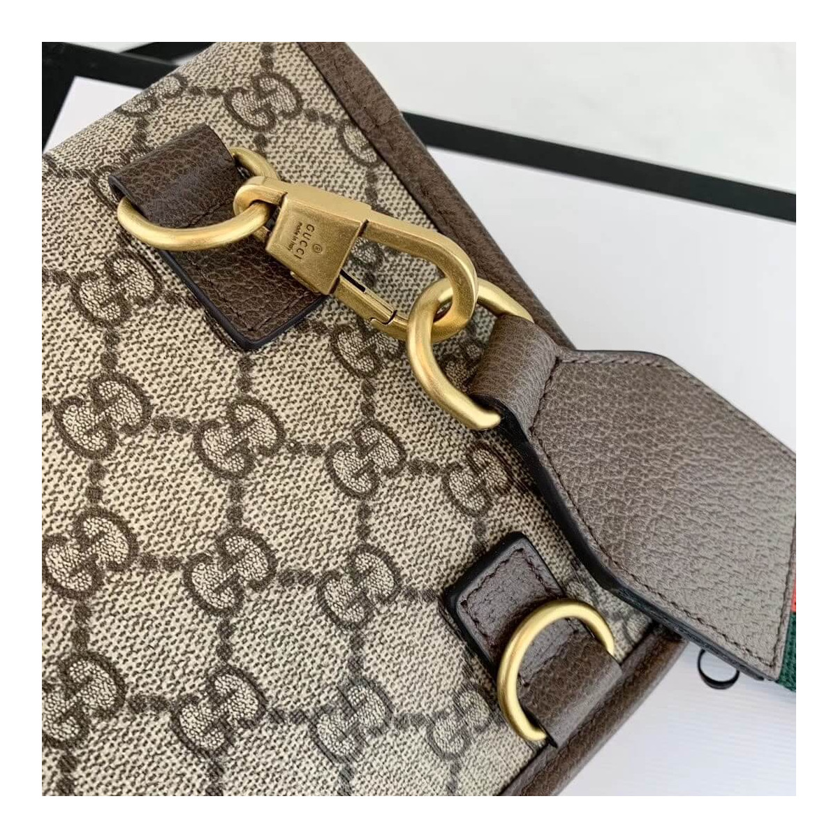 Gucci GG Supreme 489617 Coffee