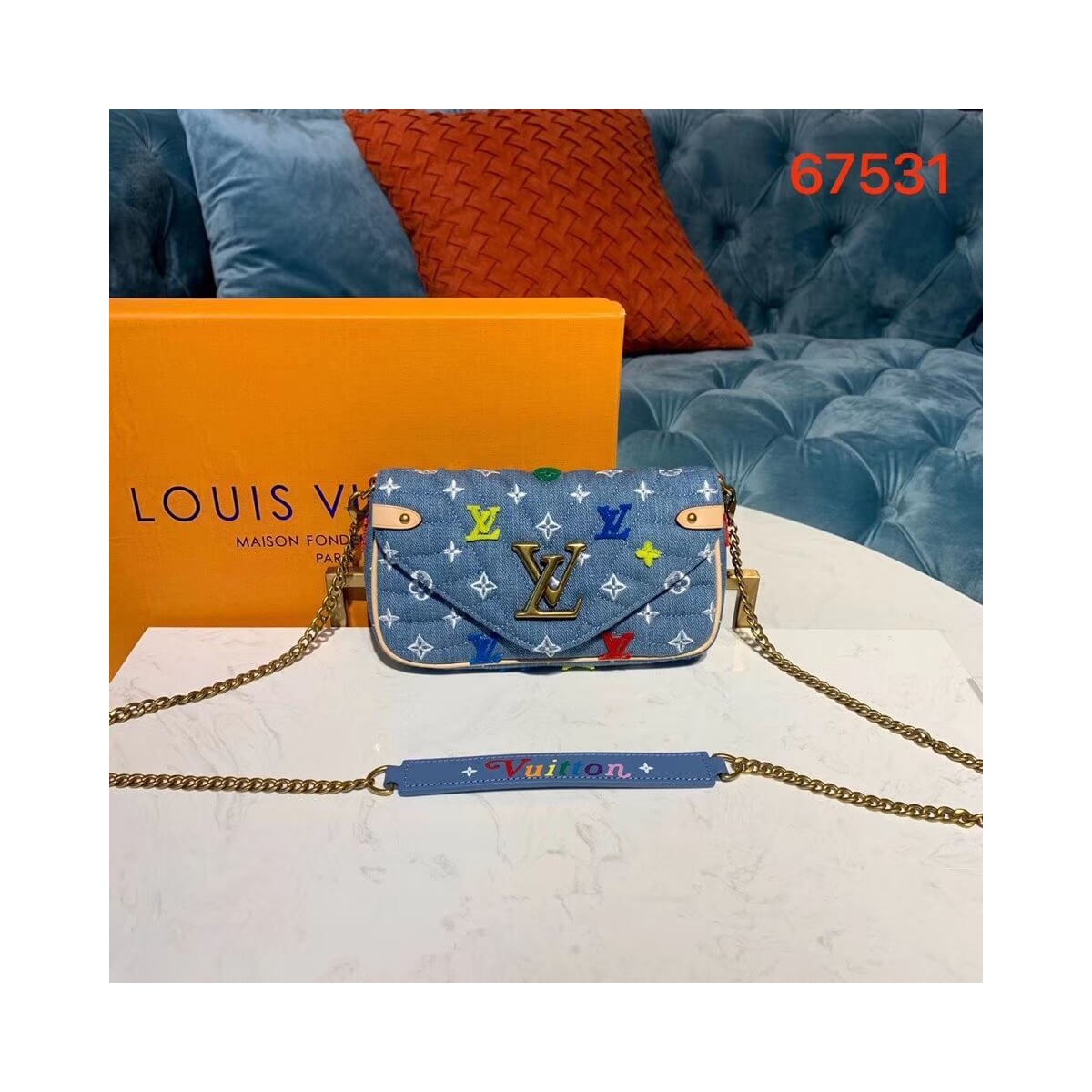 Louis Vuitton New Wave Chain Pochette M67531