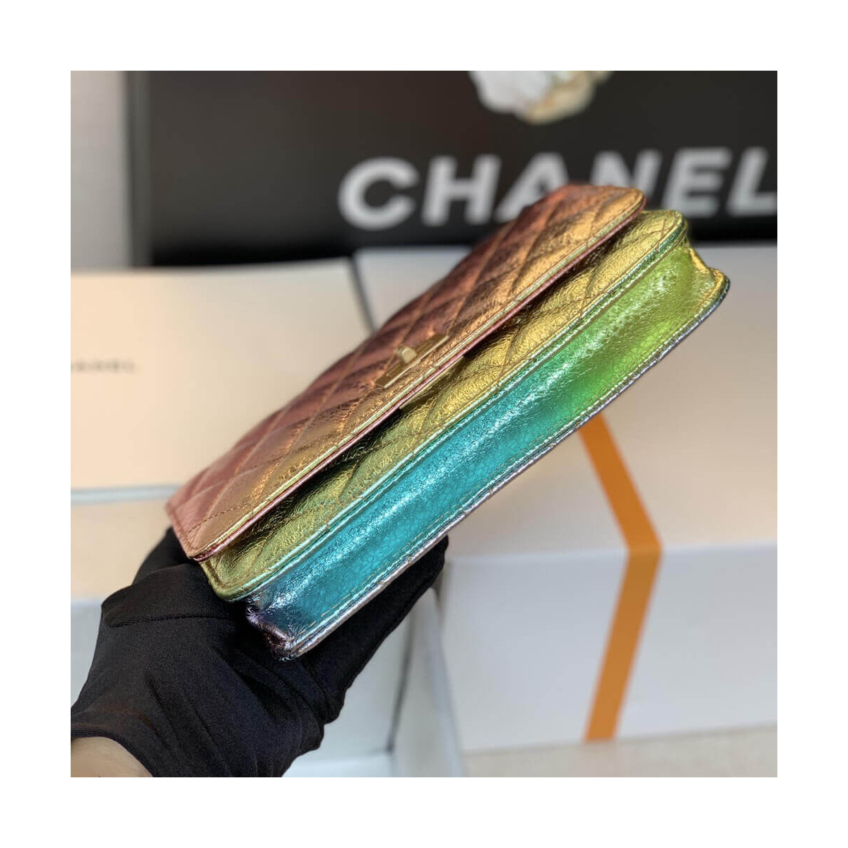 Chanel Rainbow Reissue 2.55 Woc A70328