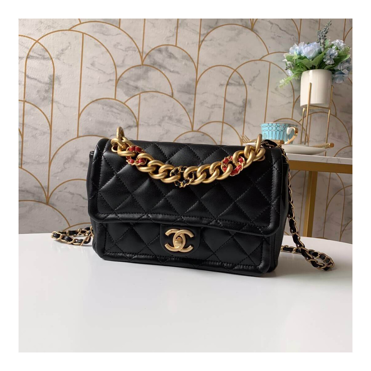 Chanel Small Flap Chain Bag AS0937