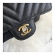 Chanel Chevron Caviar Leathe 17cm Classic Flap Bag 1115