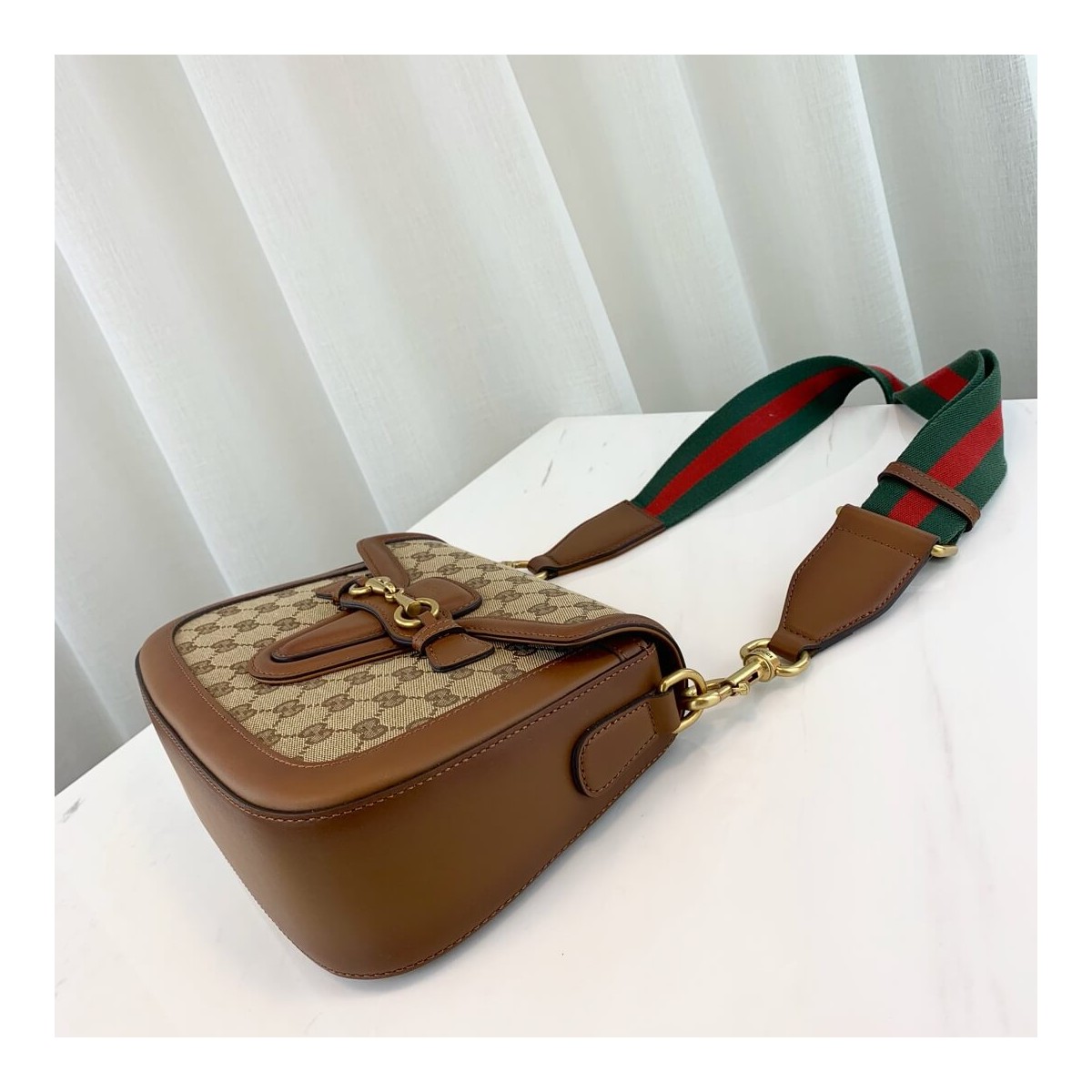 Gucci Lady Web Original GG Shoulder Bag 383848