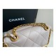 Chanel Lambskin Kiss-Lock Clasp Bag AS1886